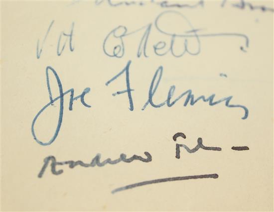 George and Marjorie Turner Guest Book (Berlin, 1950s), collection of 13 TLS and a signed photograph